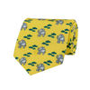 Tiekart men yellow ethnic silk tie Tiekart men yellow ethnic silk tie