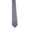 Tiekart men grey ethnic silk tie Tiekart men grey ethnic silk tie