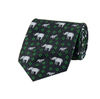 Tiekart men grey ethnic silk tie Tiekart men grey ethnic silk tie