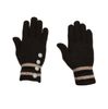 Tiekart women black woollen gloves Tiekart women black woollen gloves