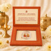 Laxmi Maa & Lord Ganesh  999 silver 1 gm coin gifting hamper