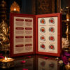 Asthavinayak 8gm 999 silver coin Gift Hamper with 8 coins set 