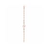Eternal Love Interlocking Heart Bracelet in Rose Gold