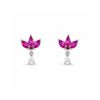 Ruby Bloom Teardrop earrings 