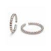 Dot in white round Ring