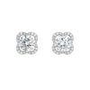 Flower solitaire screw studs