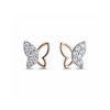 Flutterby Rose Studs