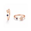 Heartz Charm Open Ring