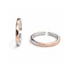 Refined Link & Rose Gold Ring