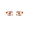 Square shape petal studs