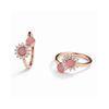 Sun n Round pink Open Ring