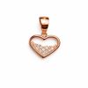 The Crystal-Fill Radiant 2 Heart Pendant