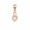 The Double Heart Drop Pendant