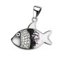The Monochrome Artistic Fish Pendant