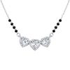 The Triple Heart Bloom Mangalsutra