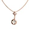The Whispering Teardrop Heart Necklace
