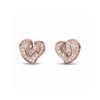 V N PETAL ROSE STUDS EAARINGS