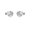 White n diamond lux studs
