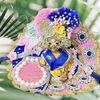 Partish Laddu Gopal Heavy Janamashtmi Dress Size 1 l Ladoo Gopal Dress l Kanha Ji Poshak Size 1 2 4 5 6 (AA)