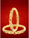 YouBella Stylish Traditional Jewellery Gold Plated Bangle Set for Women (Golden)(6M-YKQF-ZAEZ)