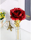 Valentine Gifts by YouBella Fashion Jewellery Gold Plated Rose Flower with Gift Box (Red)