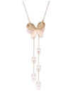 Valentine YouBella Jewellery Combo of Gold Plated Rose Flower and Necklace Chain for Girls/Women