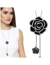 Valentine YouBella Jewellery Combo of Gold Plated Rose Flower and Necklace Chain for Girls/Women