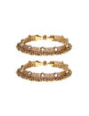 YouBella Gold Plated Copper Strand Stylish Party Wear Anklets for Women and Girls