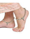 YouBella Fashion Jewellery Traditional Gold Plated Stylish Anklets for Women and Girls