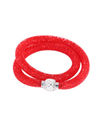 Best Valentine Gifts : YouBella Jewellery Stardust Crystal Bangle Bracelet Cum Necklace for Women and Girls (Red)