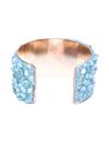 YouBella Blue Crystal Beads Studded Kada for Women