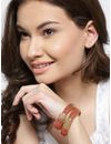 YouBella Stylish Traditional Jewellery Gold Plated Bangle Set for Women (Golden Red)(YBBN_91143_2.4)