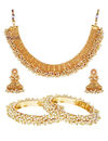 Best Valentine Gift : YouBella Jewellery Valentine Collection Combo of Bangle and Neckalce Set for Girls and Women (2.8)