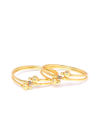 YouBella Stylish Traditional Jewellery Gold Plated Bangle Set for Women (Golden)(YBBN_91272_2.4)