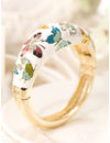 YouBella Fashion Jewellery Golden Enamel Crystal Bracelets Bangle for Women