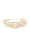 YouBella Stylish Party Wear Jewellery Gold Plated Charm Bracelet for Women (Golden)(YBBN_91503)