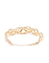 YouBella Stylish Party Wear Jewellery Gold Plated Charm Bracelet for Women (Golden)(YBBN_91503)