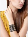 YouBella Stylish Party Wear Jewellery Gold Plated Cuff for Women (Golden)(YBBN_91539)
