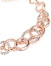 YouBella Rose Gold Crystal Gold plated Floral Bracelets for Women Girls