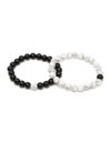 YouBella Multicolour Natural Stones Stylish Couple Love Bracelet for Girls/Women/Boys/Men