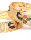 YouBella Jewellery Bangles for Women Stylish Gold Plated Traditional Casual Party Bangles for Women and Girls (2.4)