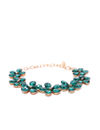 YouBella Stylish Latest Design Jewellery Gold Plated Charm Bracelet for Women (Green) (YBBN_91607)