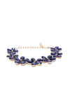 YouBella Blue Gold Plated Stylish Latest Crystal Bracelet Bangle Jewellery for Girls and Women