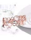 YouBella Stylish Latest Design Party Wear Jewellery Gold Plated Charm Bracelet for Women (Rose Gold) (YBBN_91640)