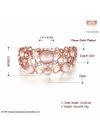 YouBella Stylish Latest Design Party Wear Jewellery Gold Plated Charm Bracelet for Women (Rose Gold) (YBBN_91640)