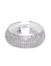 YouBella Silver Plated Stylish Latest Crystal Bracelet Bangle Jewellery for Girls and Women