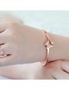 YouBella Stylish Latest Design Butterfly Jewellery Gold Plated Charm Bracelet for Women (Golden) (YBBN_91649)