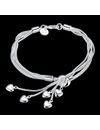 YouBella Stylish Latest Design Jewellery Silver Plated Charm Bracelet for Women (Silver) (YBBN_91651)