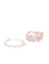 YouBella Rose Gold Crystal gold-plated	Bracelets Bangles for Girls and Women (Circle of Life)