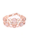 YouBella Rose Gold Crystal gold-plated	Bracelets Bangles for Girls and Women (Circle of Life)